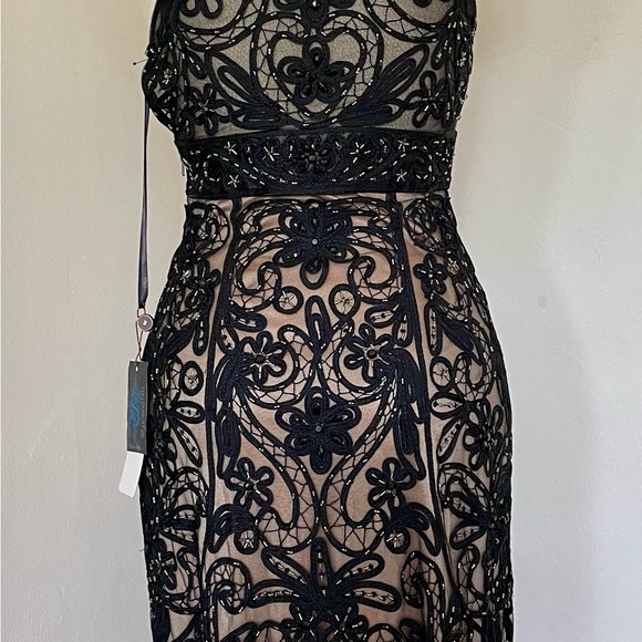 Sue Wong Stunning Brand New with Tags Black Lace Lined Dress Size: 0 - Picture 3 of 15